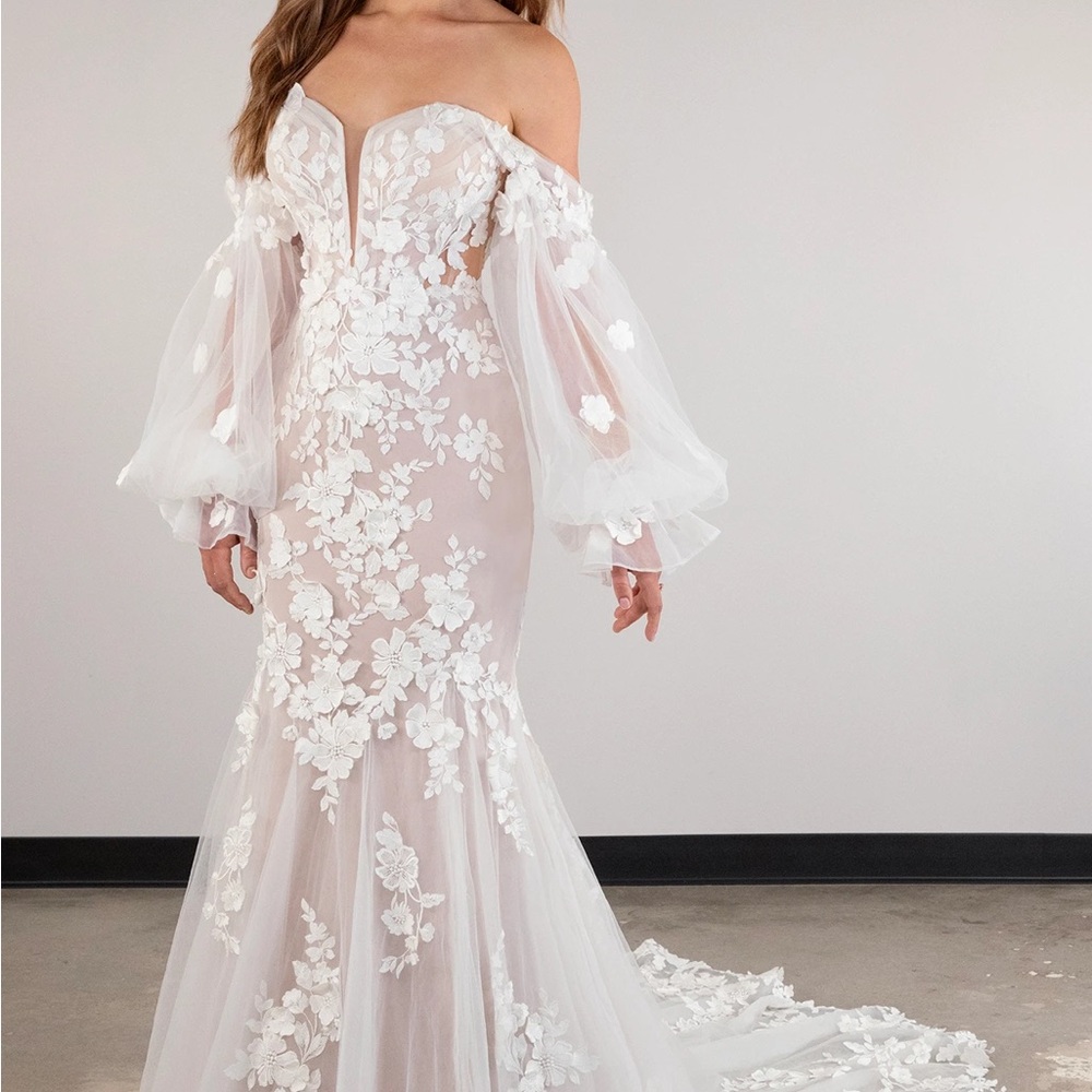 Essence of Australia Floral Lace Wedding Dress